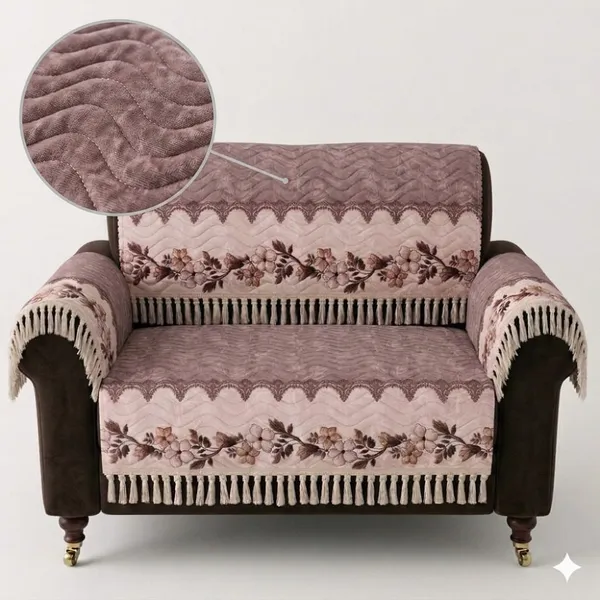Mauve_Floral_Print_Sofa_Cover_Set