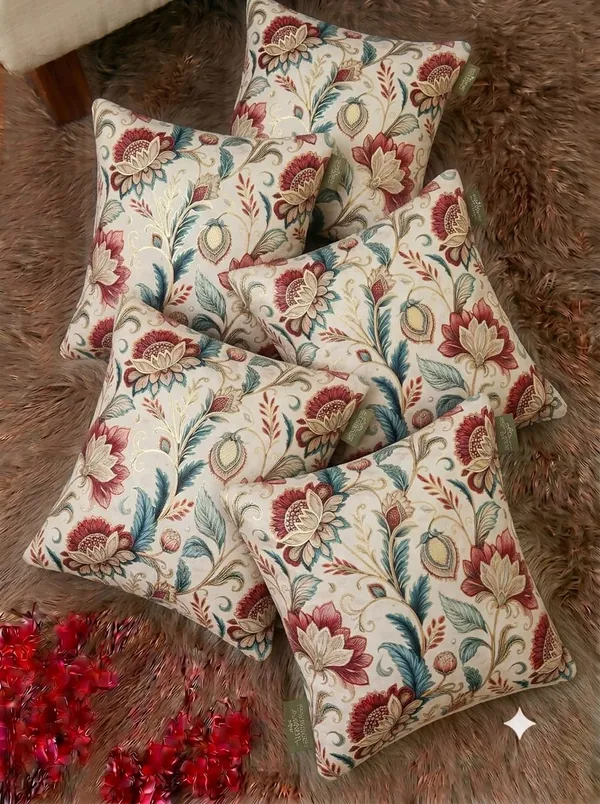 Fabric_Traditional_Floral_Print_Cushion_Covers