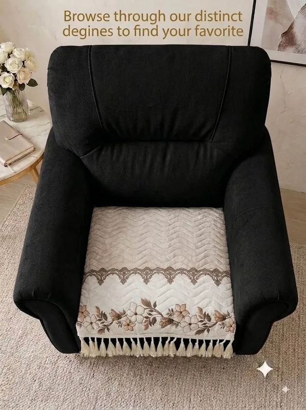 Cream_Quilted_Floral_Print_Sofa_Cover