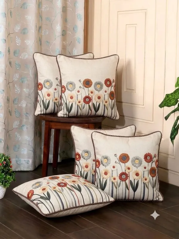 Cream_Poly_Cotton_Cushion_Cover_For_Home_Decor