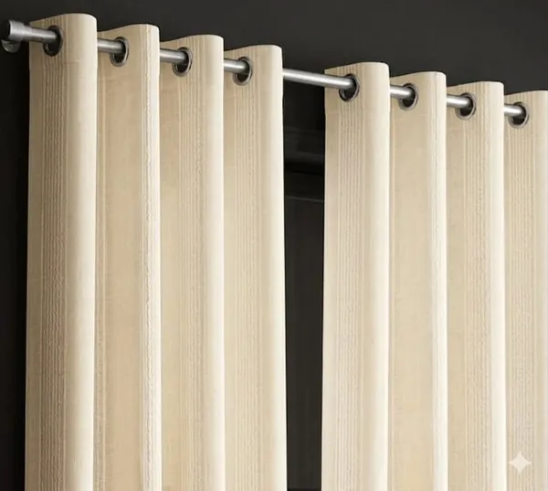 Fabric_Modern_Striped_Eyelet_Curtain