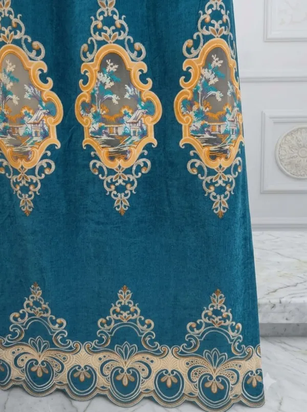 Blue_Velvet_Curtain_For_Home_Decor