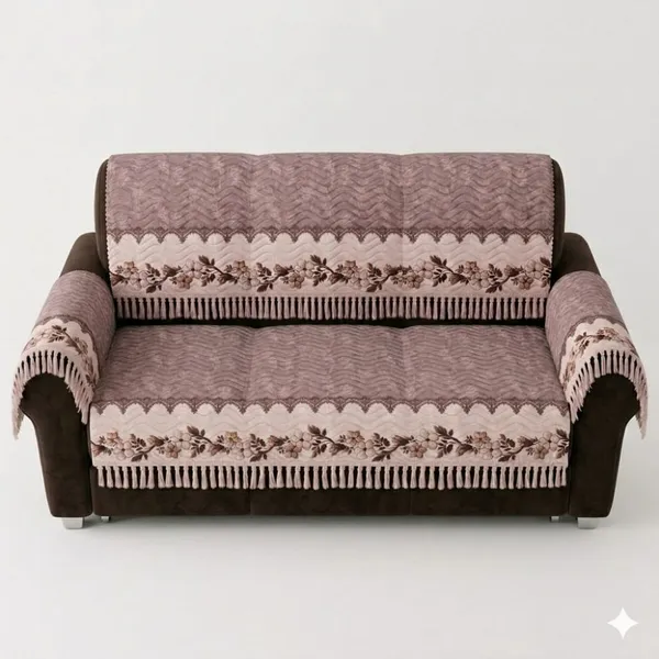 Mauve_Floral_Print_Sofa_Cover_Set
