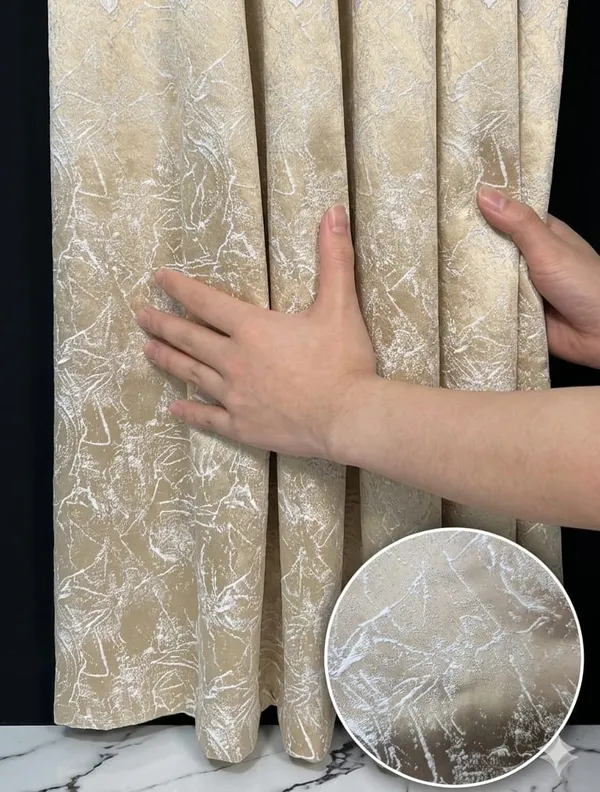 Light_Gold_Satin_Abstract_Pattern_Curtain