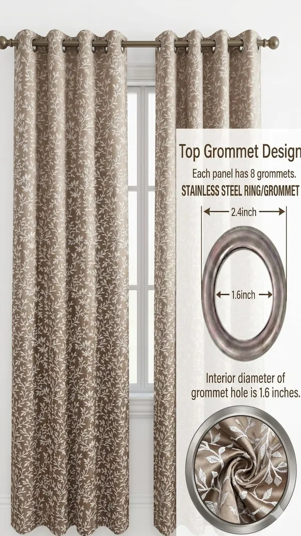 Fabric_Classic_Floral_Print_Eyelet_Curtains