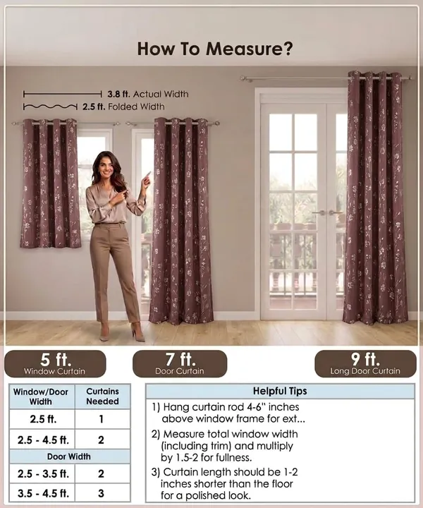 Jacquard_Floral_Print_Eyelet_Curtain