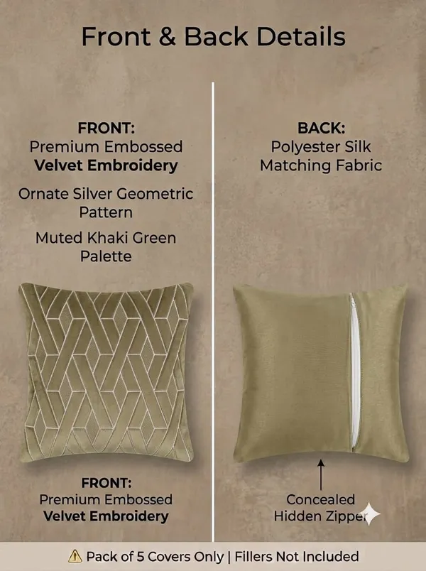 Olive_Geometric_Pattern_Decorative_Cushion_Cover