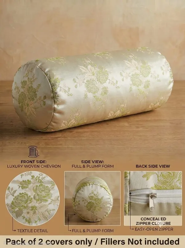 Fabric_Floral_Print_Bolster_Cushion_Covers