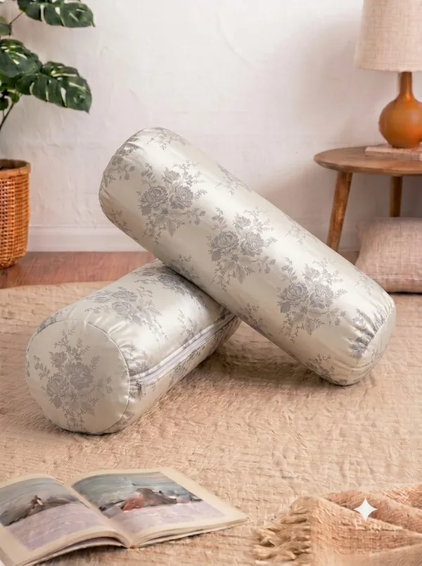 Soft_Floral_Print_Bolster_Covers_Set_Of_2