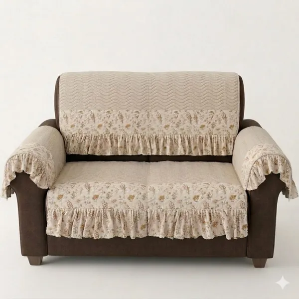 Velvet_Floral_Print_Ruffled_Sofa_Recliner_Cover