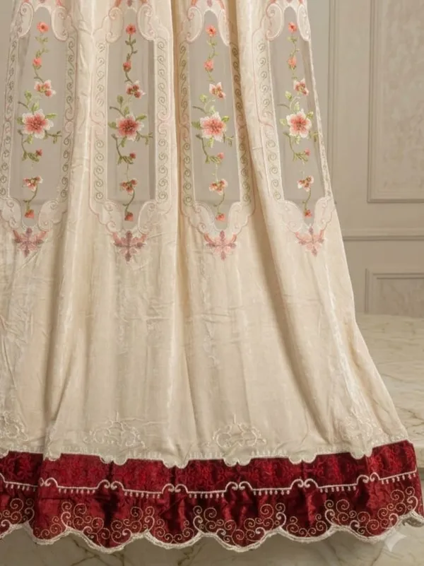 Fabric_Embroidered_Floral_Pattern_Cream_Curtain