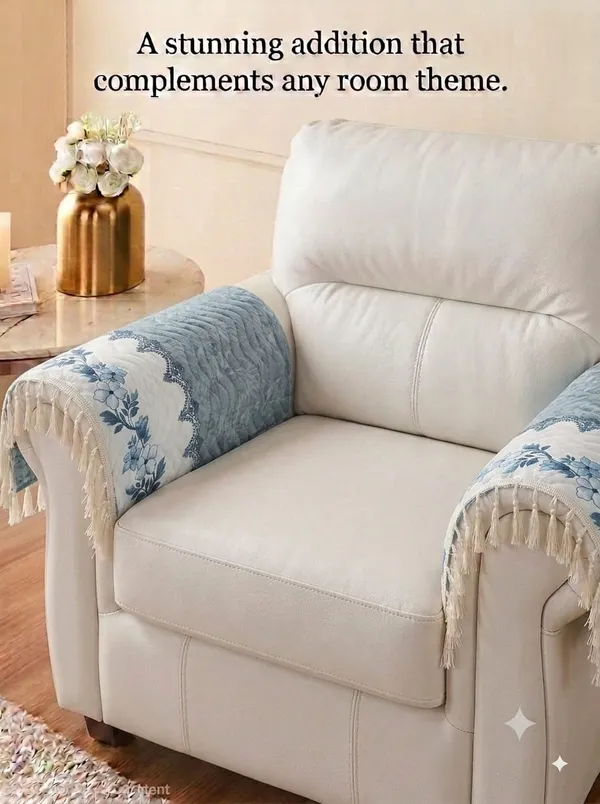 Fabric_Floral_Print_Sofa_Seat_Cover