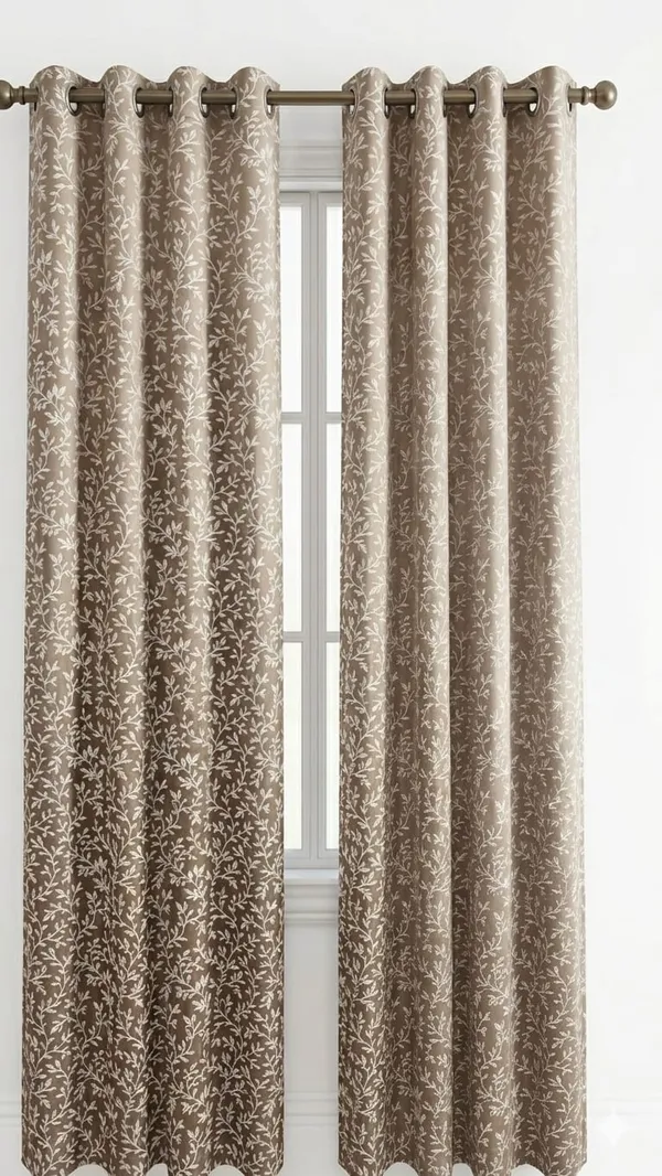 Fabric_Classic_Floral_Print_Eyelet_Curtains