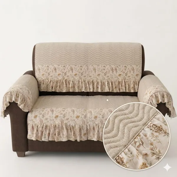 Velvet_Floral_Print_Ruffled_Sofa_Recliner_Cover
