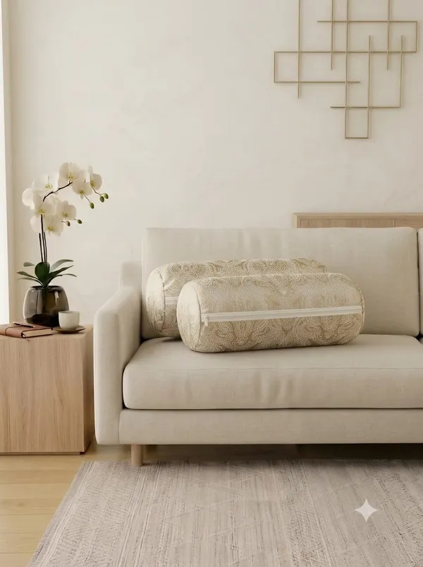 Brown_Poly_Cotton_Bolster_Cover_For_Home_Decor