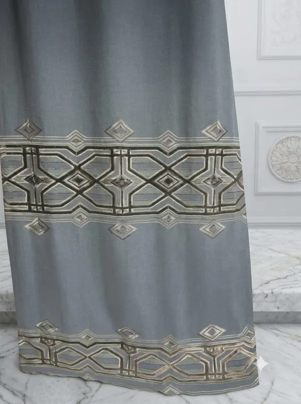 Grey_Geometric_Pattern_Curtain_Panel