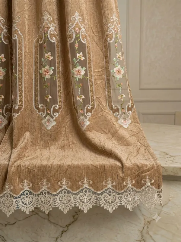 Sheer_Embroidered_Floral_Pattern_Window_Curtain