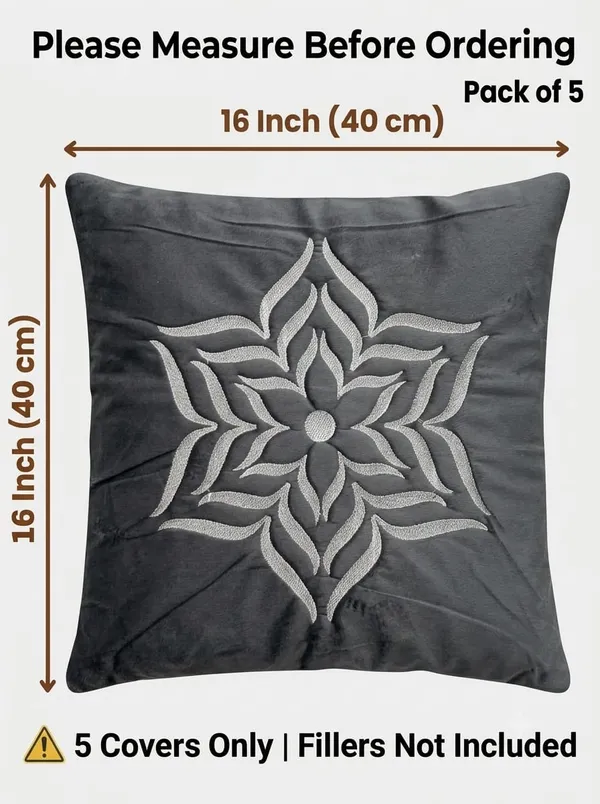 Grey_Embroidered_Floral_Cushion_Cover_Set