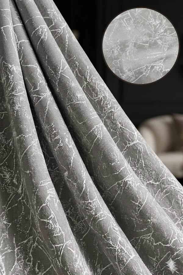 Fabric_Modern_Textured_Silver_Grommet_Window_Curtain