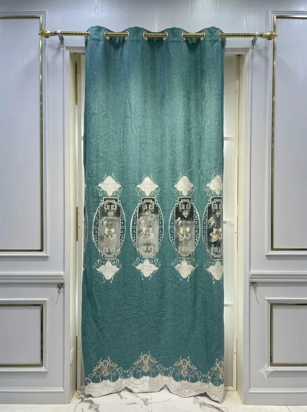 Green_Velvet_Curtain_For_Home_Decor
