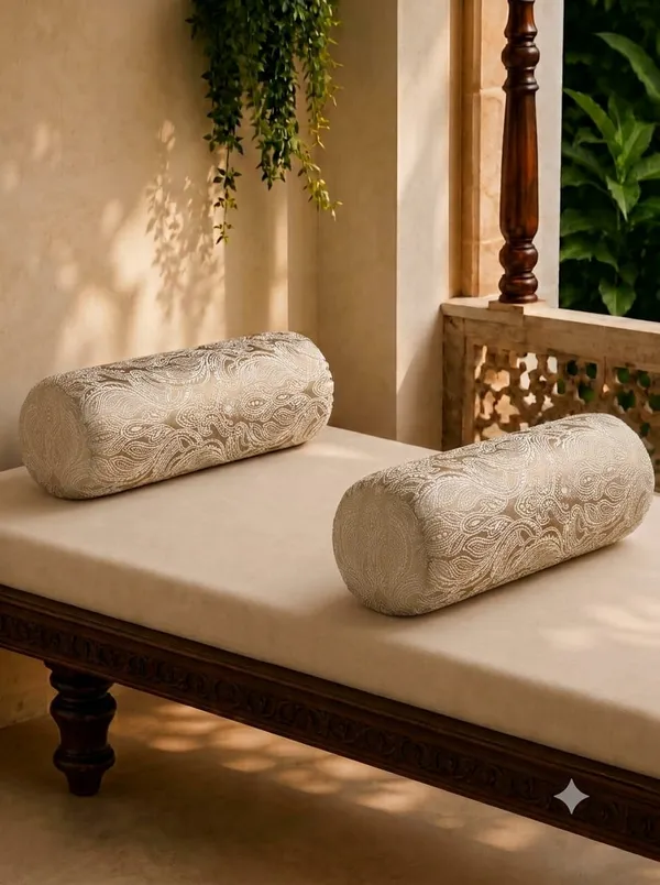 Brown_Poly_Cotton_Bolster_Cover_For_Home_Decor