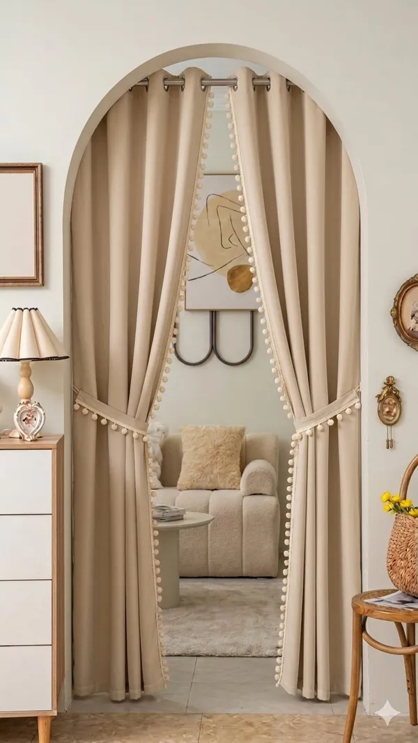 Brown_Linen_Curtain_For_Home_Decor
