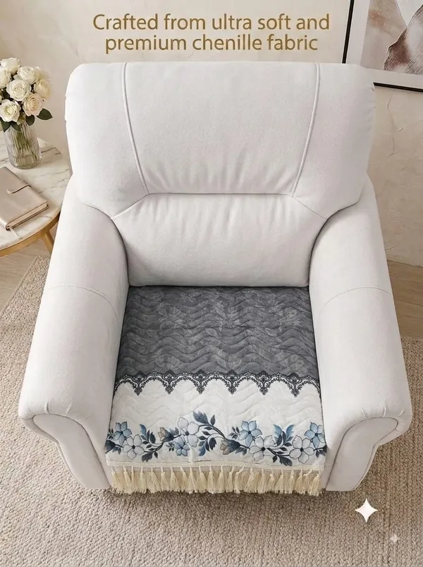 Quilted_Floral_Print_Single_Sofa_Seat_Cover