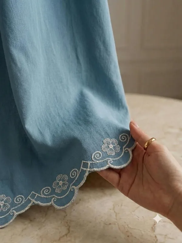 Blue_Embroidered_Wave_Pattern_Window_Curtain