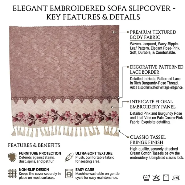 Fabric_Quilted_Floral_Print_Single_Seater_Sofa_Cover