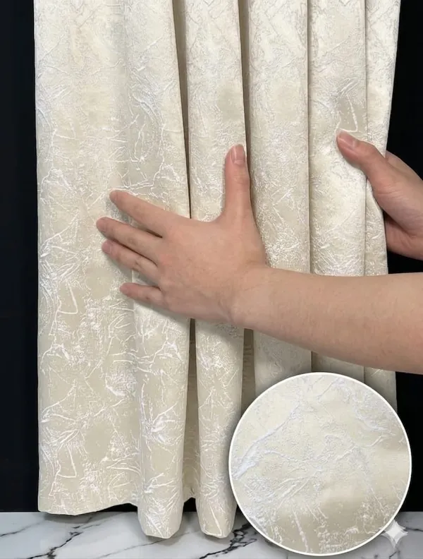 Cream_Textured_Floral_Pattern_Eyelet_Curtain