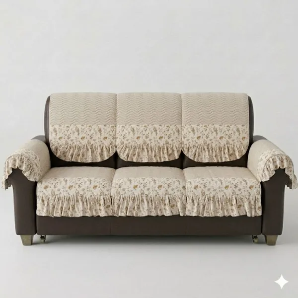Velvet_Quilted_Floral_Print_Sofa_Cover_Set