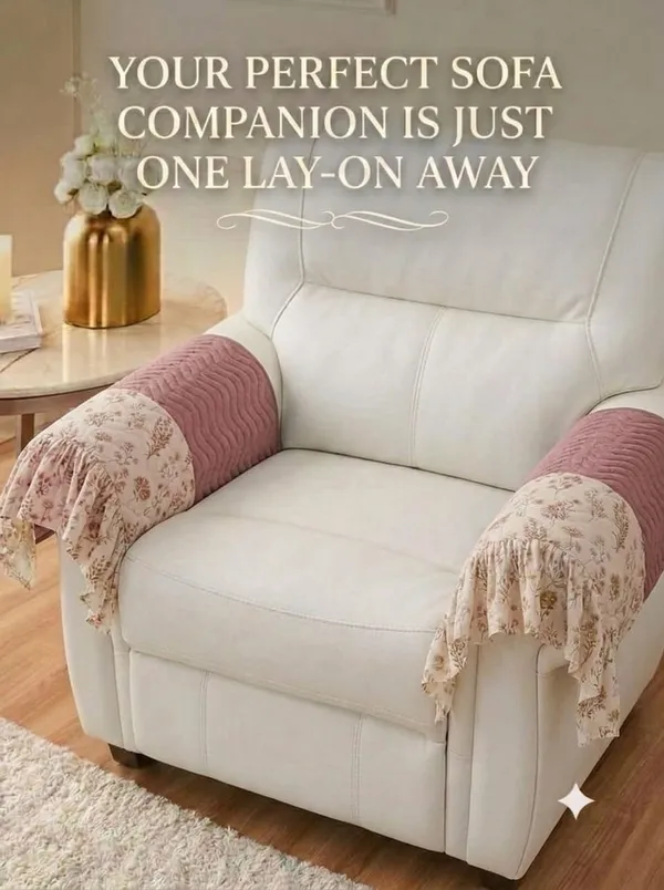 Quilted_Floral_Print_Single_Seater_Sofa_Cover