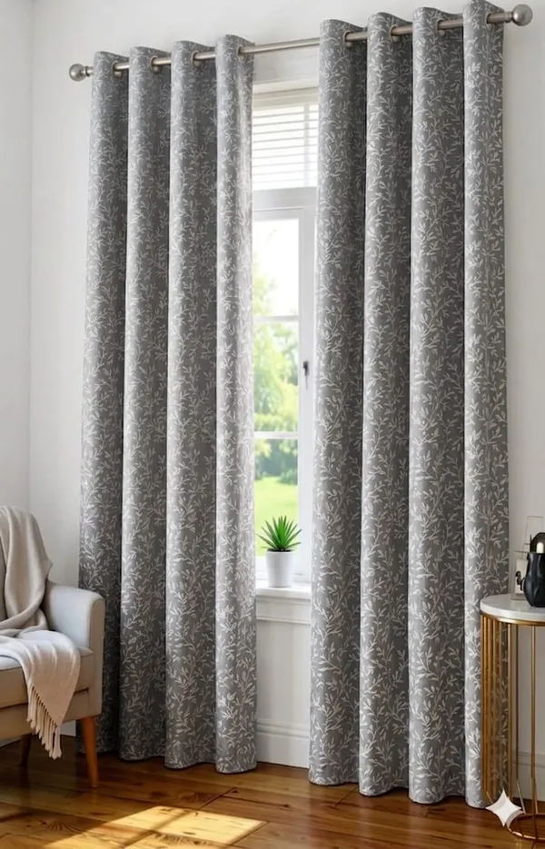 Grey_Floral_Embroidered_Window_Curtain
