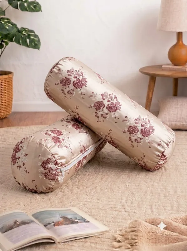 Pink_Poly_Cotton_Bolster_Cover_For_Home_Decor