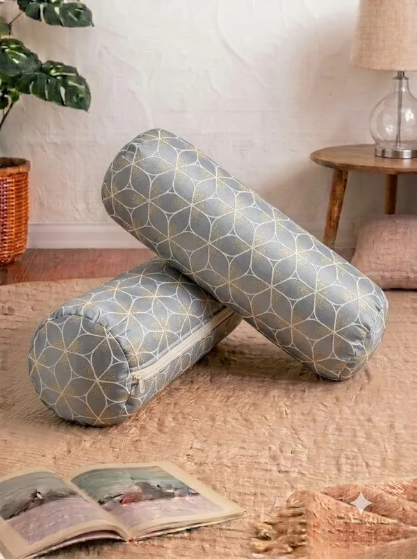 Grey_Geometric_Print_Bolster_Cushion_Covers
