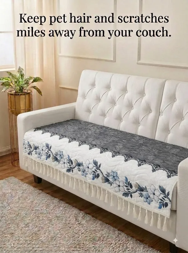 Quilted_Floral_Print_Sofa_Cover