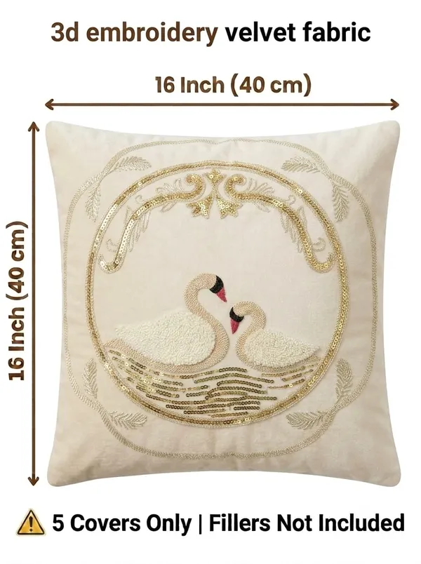 Velvet_Embroidered_Swan_Cushion_Covers_Pack_Of_5