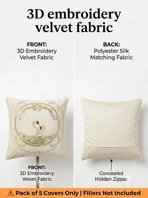 Velvet_Embroidered_Swan_Cushion_Covers_Pack_Of_5