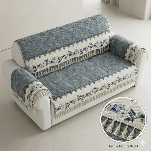 Fabric_Traditional_Floral_Print_Sofa_Cover