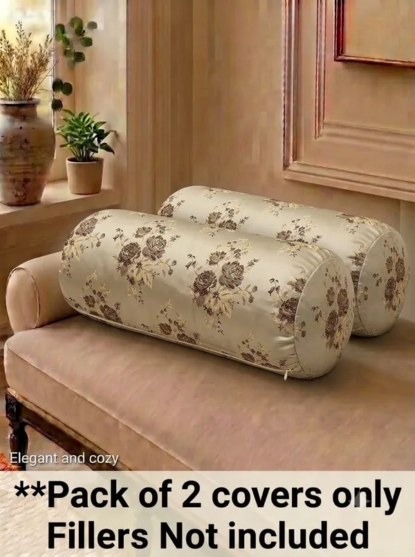 Brown_Poly_Cotton_Bolster_Cover_For_Home_Decor