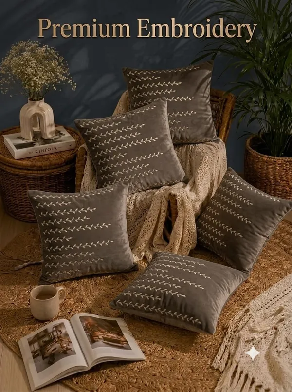 Grey_Contemporary_Embroidered_Cushion_Cover