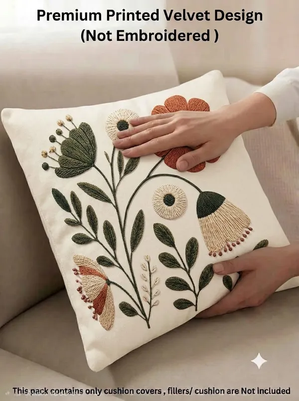 Cream_Poly_Cotton_Cushion_Cover_For_Home_Decor