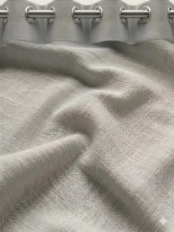 Linen_Bohemian_Solid_Pom_Pom_Curtain