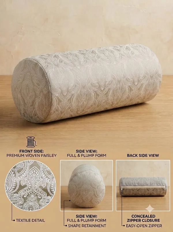 Brown_Poly_Cotton_Bolster_Cover_For_Home_Decor
