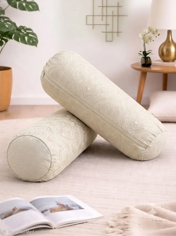 Woven_Paisley_Print_Cylindrical_Bolster_Cushion