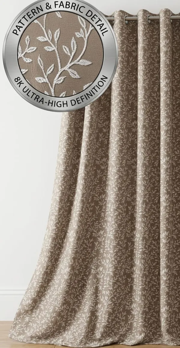 Fabric_Classic_Floral_Print_Eyelet_Curtains