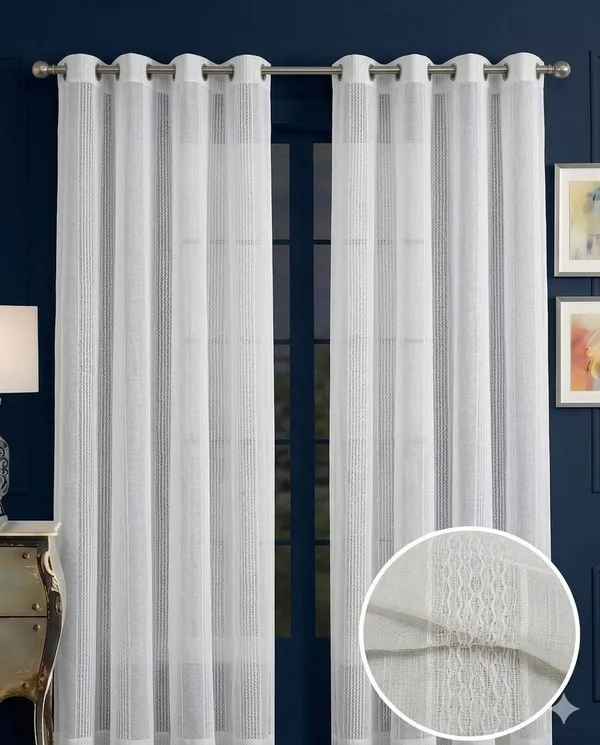 Fabric_Modern_Textured_Eyelet_Curtain_Panel