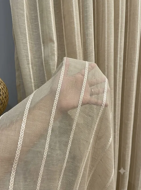 Sheer_Striped_Window_Curtain_With_Pearl_Tieback