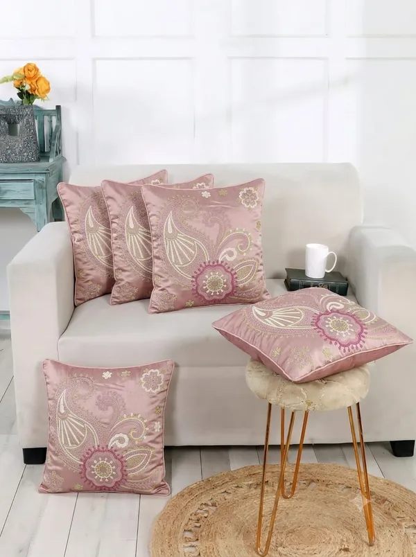 Pink_Fabric_Traditional_Paisley_Embroidered_Cushion_Cover