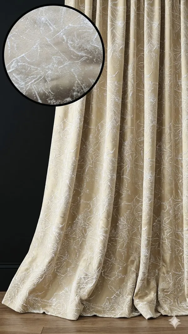 Light_Gold_Satin_Abstract_Pattern_Curtain